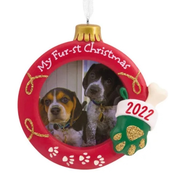 🐾NIB/HALLMARK 2022 pet photo holder Christmas Tree ornament - Picture 1 of 8